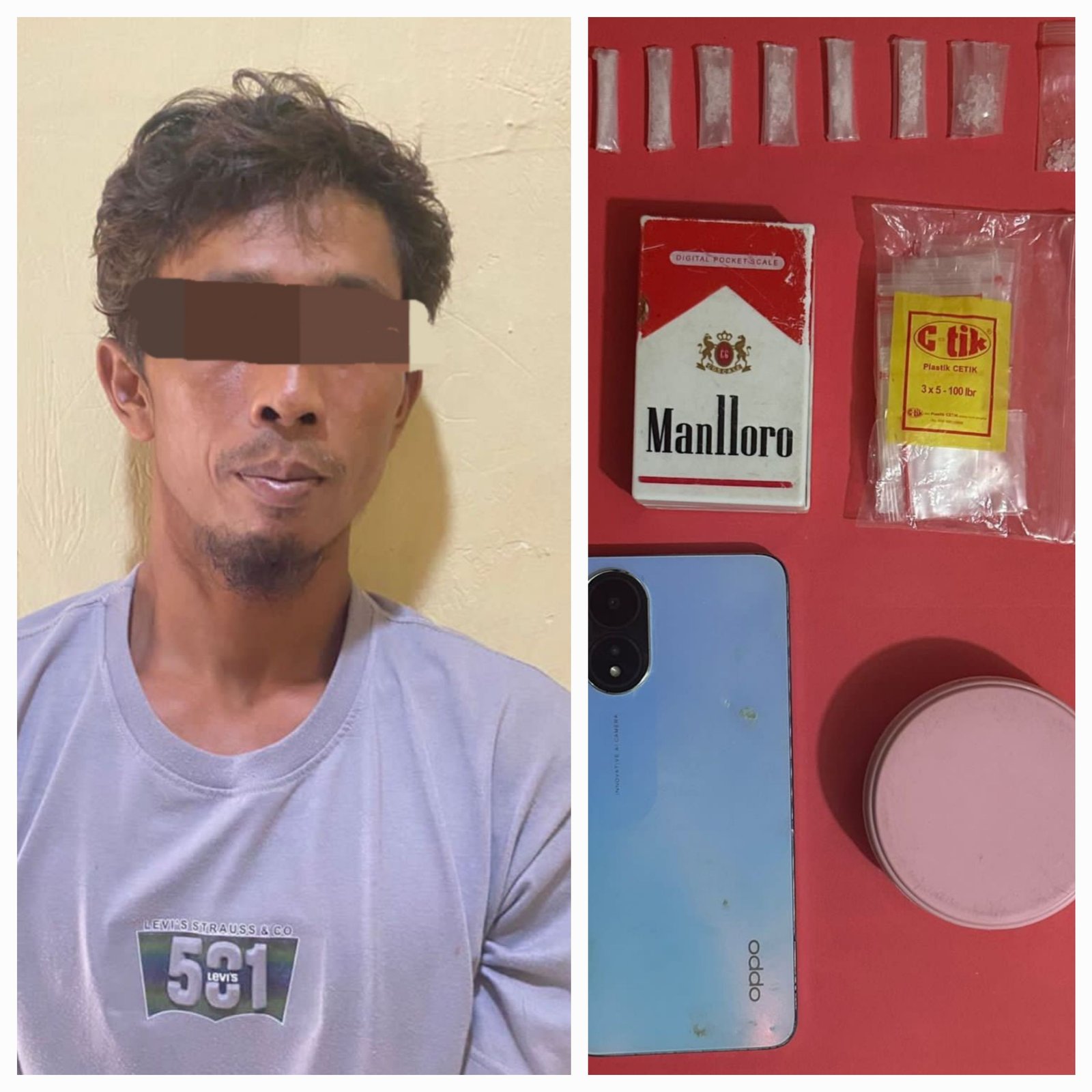 Nekad Edarkan Sabu, RD Warga Tanjung Sari Kotabaru Di Tangkap Polisi