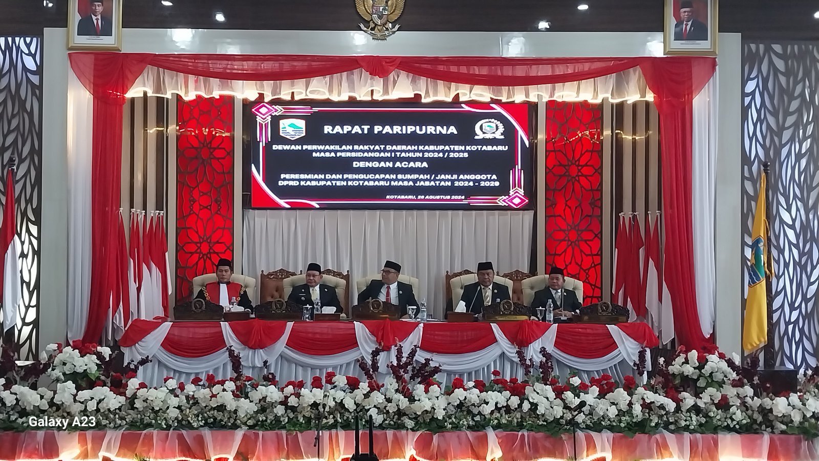 35 Anggota DPRD Kotabaru Periode 2024-2029 Resmi Dilantik