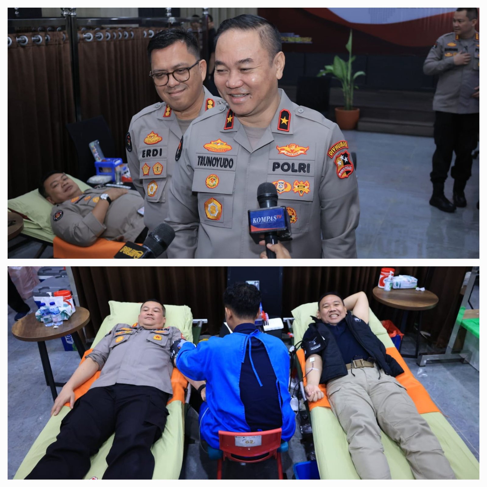 Jelang HUT Humas Polri ke-73, Divhumas Polri Gelar Donor Darah Bersama Organisasi Media