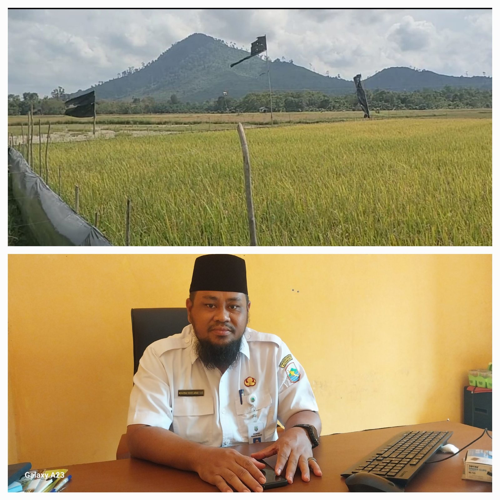 Dukung Swasembada Pangan, Camat Pulau Laut Tengah Himbau Kaum Milenial Tekuni Usaha Pertanian