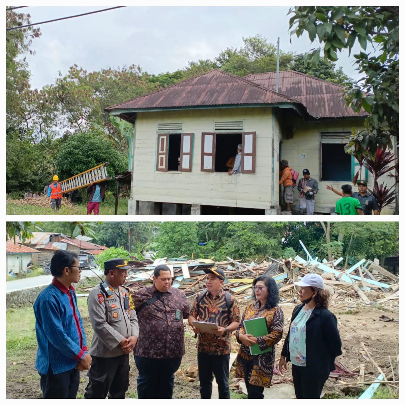 Polres Samosir Kawal Eksekusi Lahan dan Bangunan di Desa Lumban Suhi-Suhi Toruan