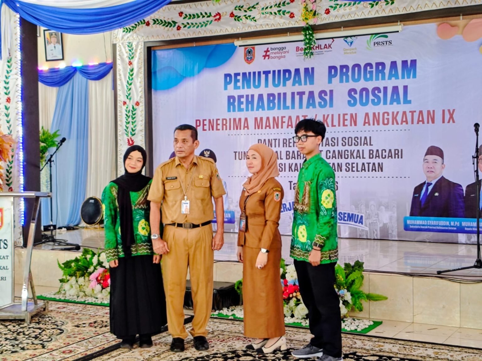 81 Klien PRSTS Barakat Cangkal Bacari Resmi Menyelesaikan Program Rehabilitasi Sosial Angkatan IX