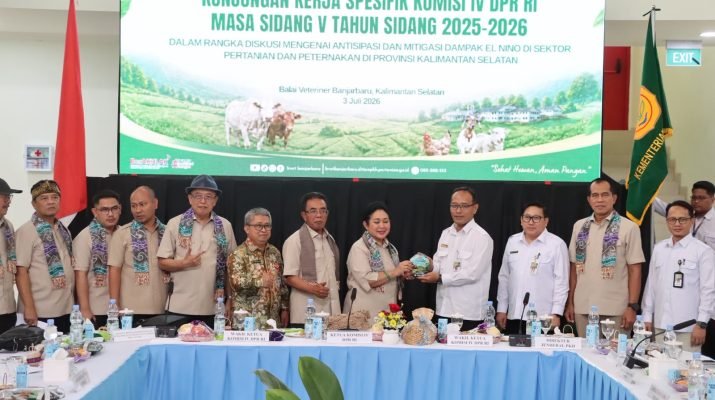 Komisi IV DPR RI Tekankan Langkah Mitigasi Antisipasi El Nino, Kalsel Perkuat Ketahanan Pertanian da