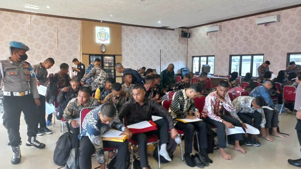 Penerimaan Anggota Polri 2024, 156 Peserta Ikuti Rikmin