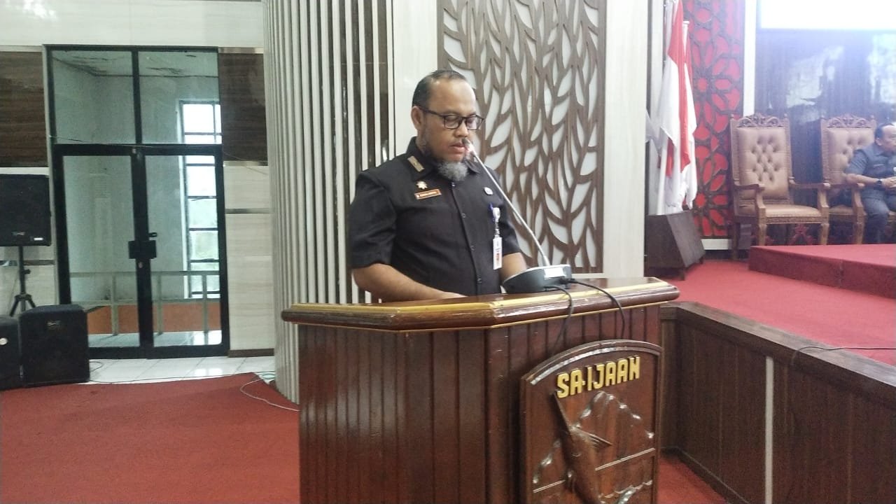 Paripurna DPRD Kotabaru Tentang 4 Buah Raperda, Ini Isi Pidato Bupati