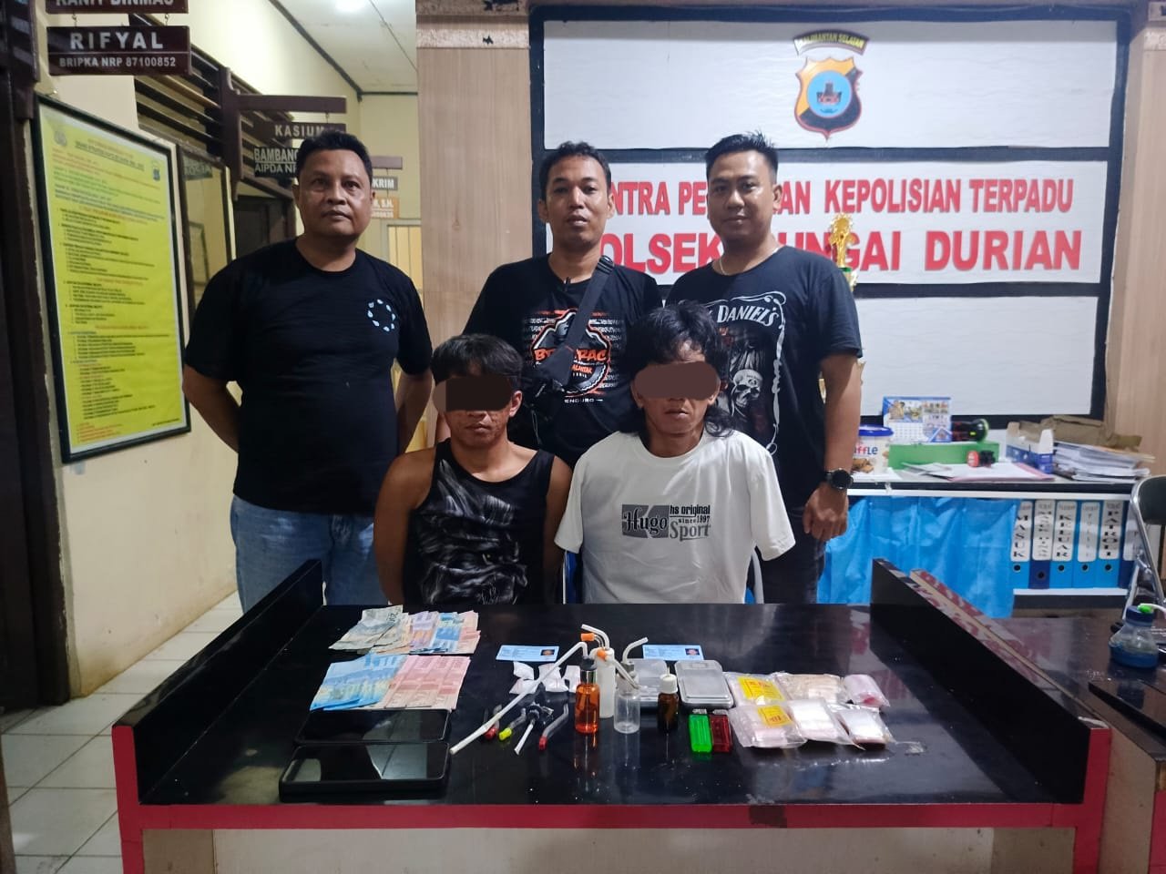 Dua Pengedar Sabu, Warga Desa Batuah Kotabaru Di Ringkus Polisi