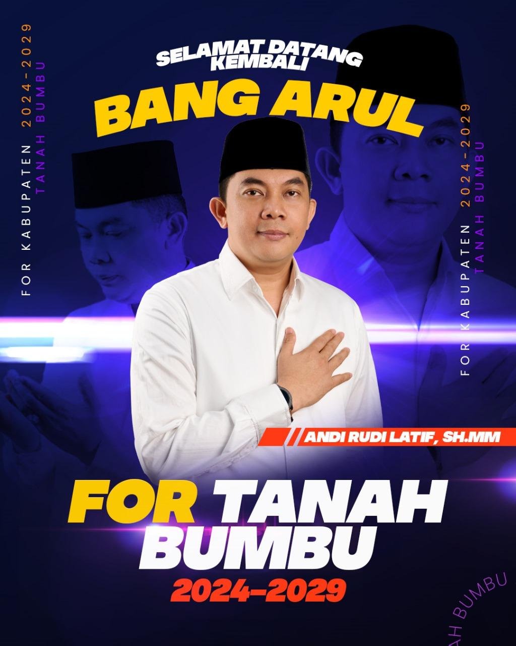 Baleho Bang Arul Jadi Sorotan Warga Kab. Tanah Bumbu