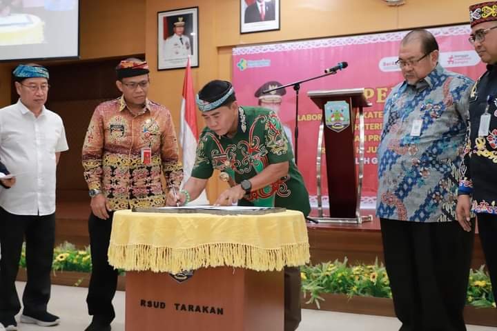 Gubernur Kaltara, Resmikan Laboratorium Kateterisasi Jantung Dan Pembuluh Darah