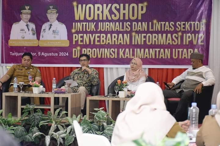 Pemprov kaltara Gandeng Jurnalis Perluas Informasi Terkait Manfaat Imunisasi IPV2