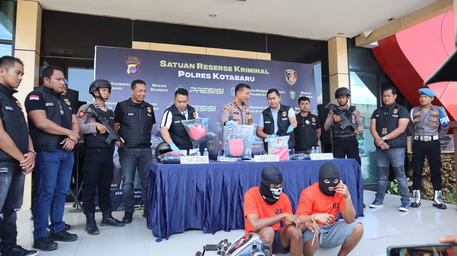 Lima Kali Lakukan pencurian Dengan Kekerasan Di Kotabaru, NH Dan PA Akhirnya Diringkus Polisi