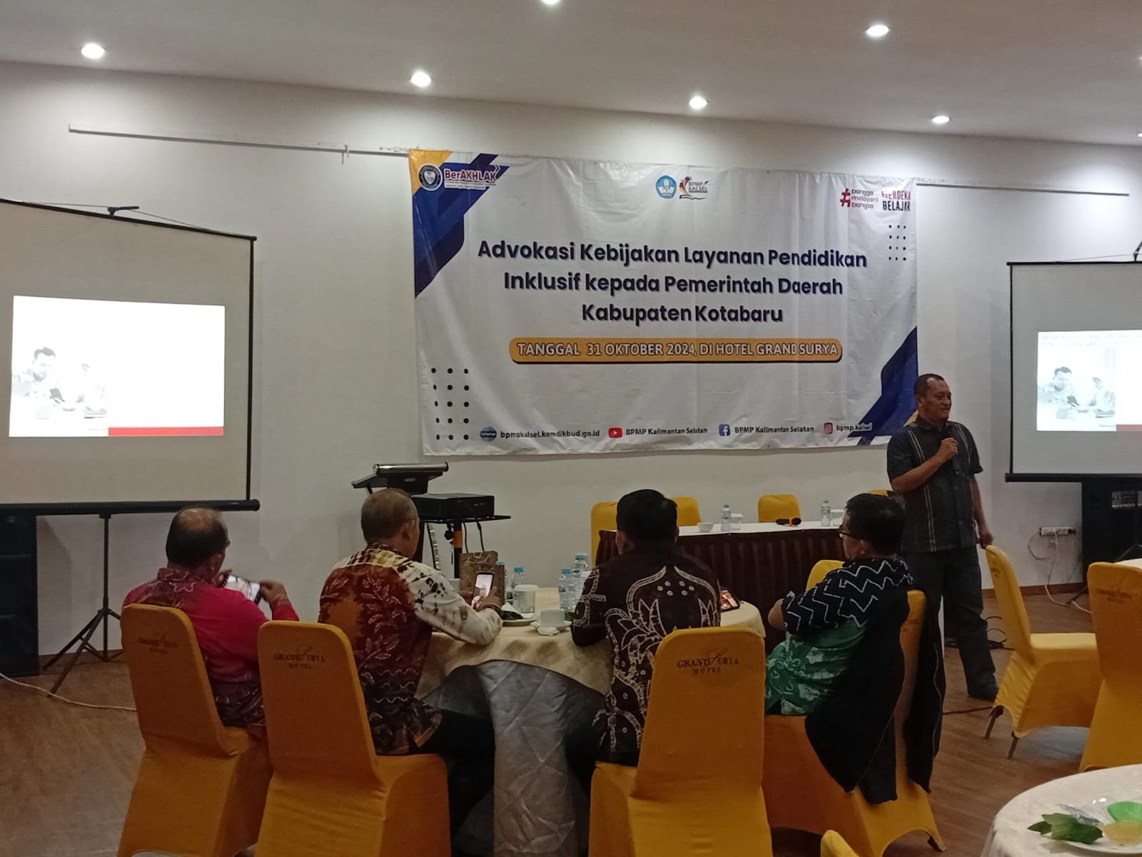 BPMP Kalsel Gelar Advokasi Kebijakan Layanan Pendidikan Inklusif Di Kotabaru
