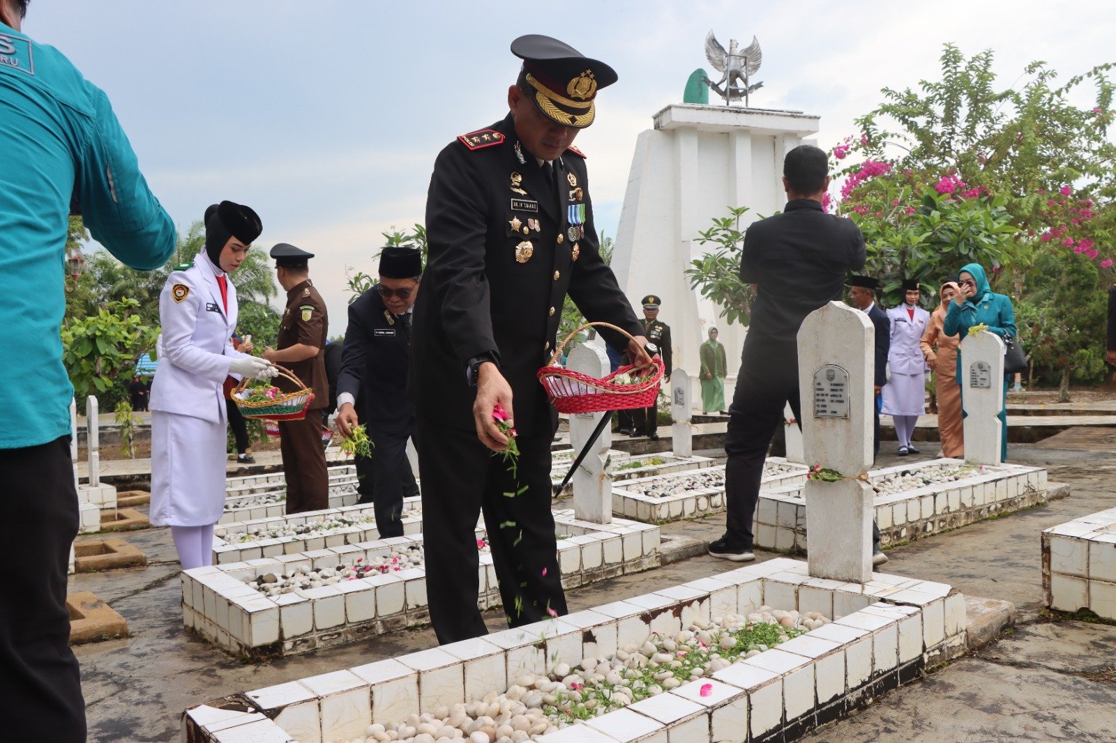 AkBP Doli M. Tanjung Hadiri Rangkaian Peringatan Hari Pahlawan Tahun 2024