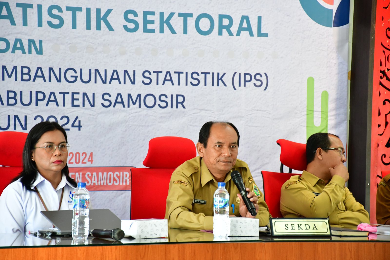 Pemkab Samosir Gandeng BPS Bina OPD Soal Statistik Sektoral