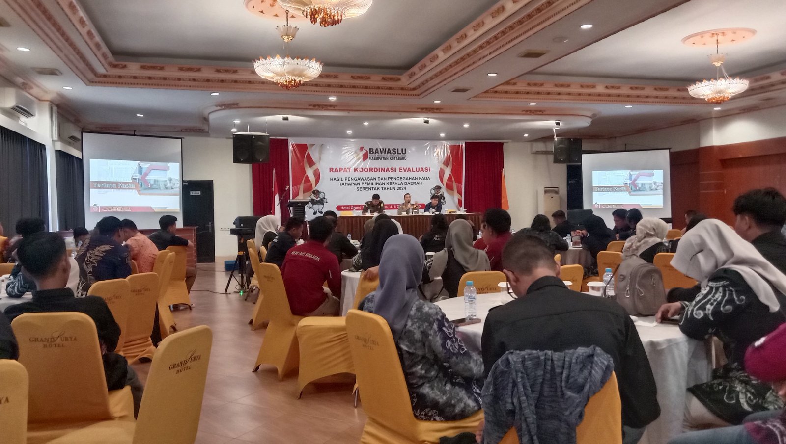Pasca Pilkada 2024, Bawaslu Kotabaru Gelar Rakor Evaluasi Hasil Pengawasan Dan Pencegahan 