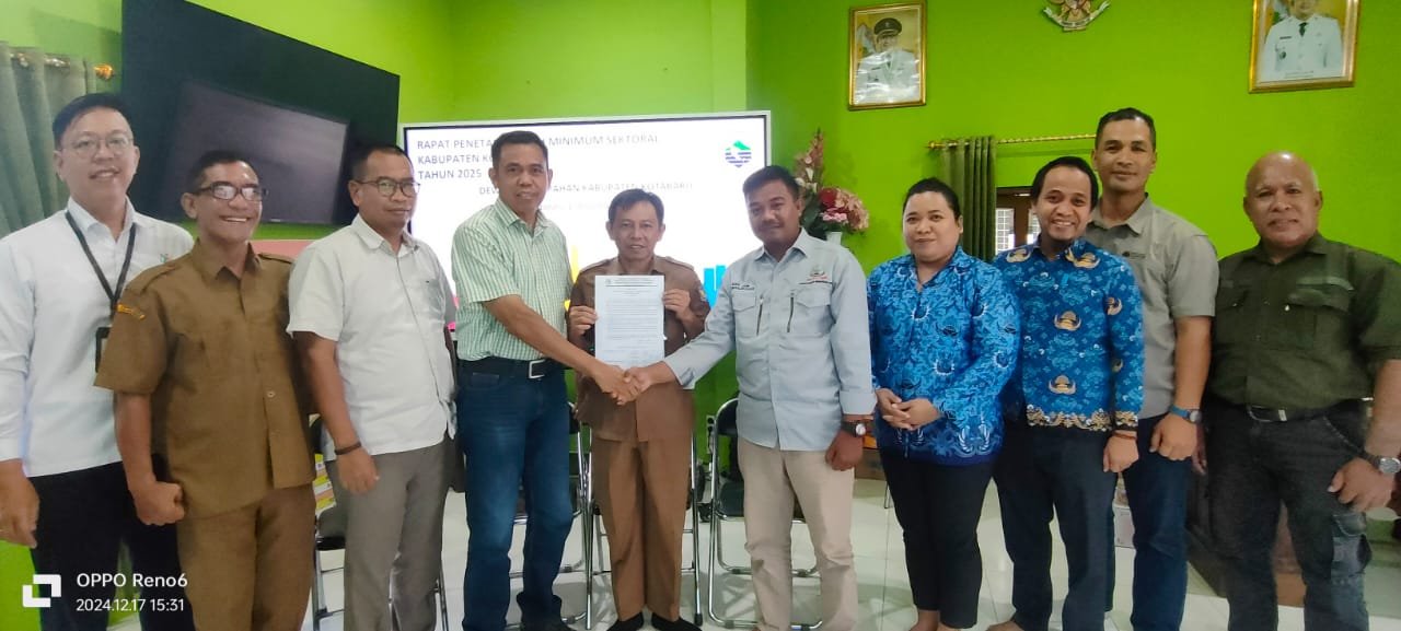 Sah, Dewan Pengupahan Kotabaru Sepakati Angka Usulan UMSK 2025 Tiga Sektor Unggulan