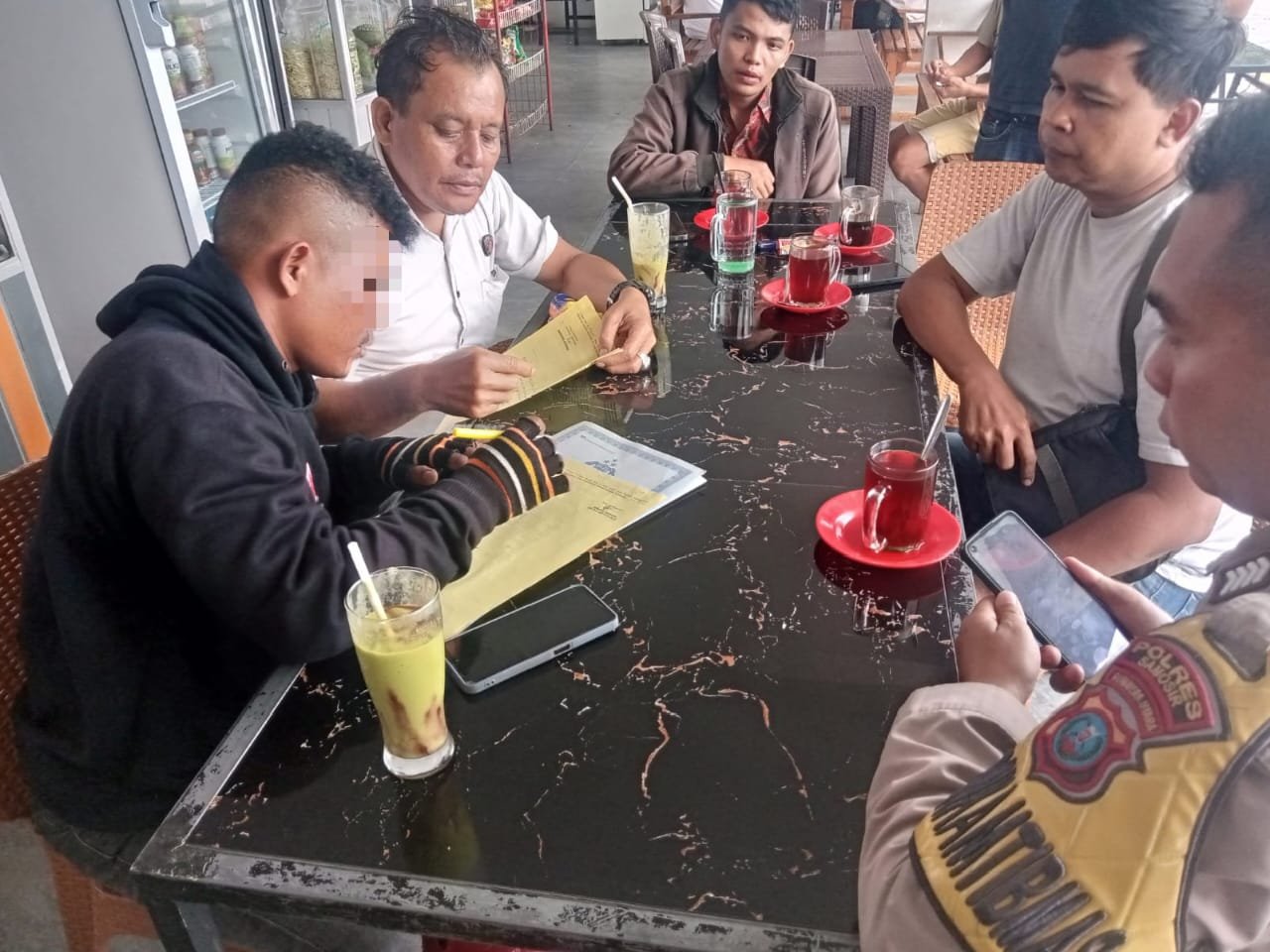 Gelapkan Ranmor Di Siantar, Pelaku Ditangkap Polsek Palipi Rumah Orang Tuanya Di Desa Saor Nauli