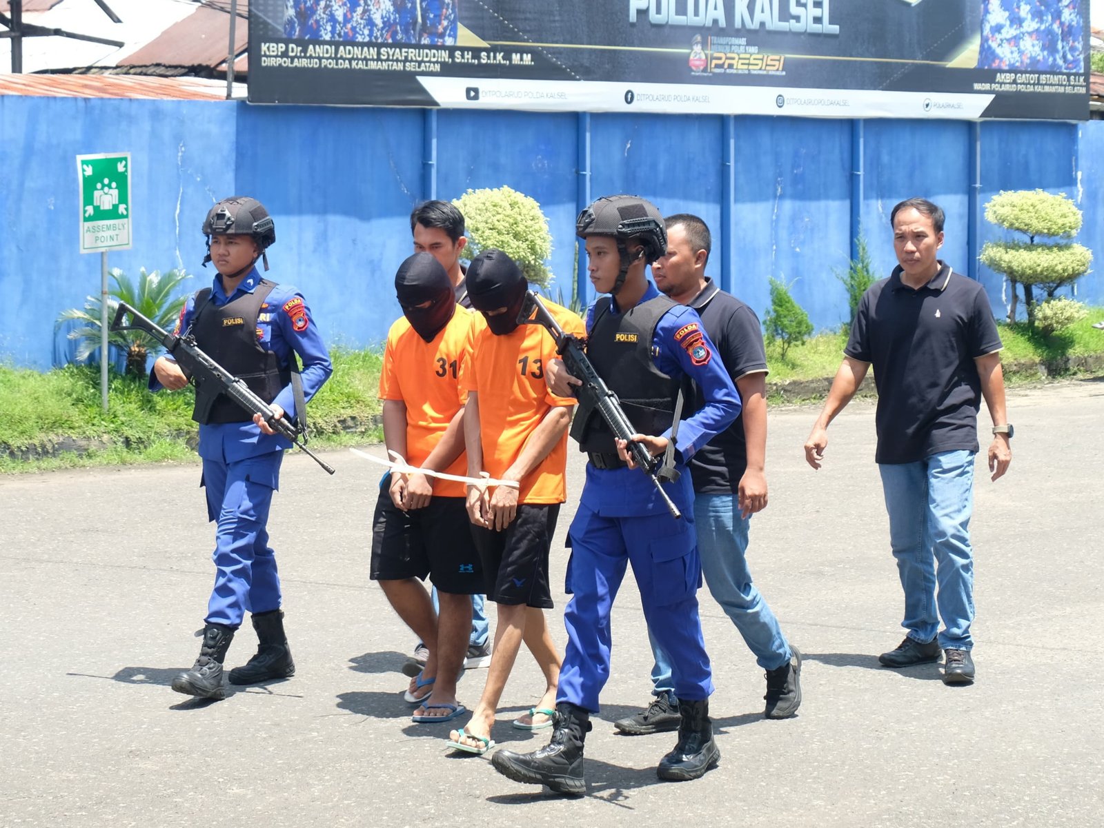 Lagi! Polda Kalsel Tangkap Dua Tersangka Narkoba dan Amankan 400 Gram Sabu