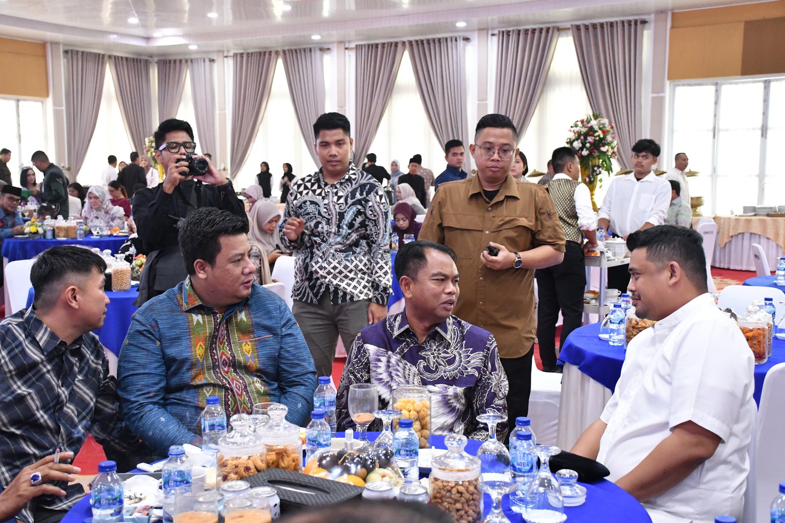 Tingkatkan Sinergitas, Bupati Samosir Hadiri Open House Gubernur SUMUT