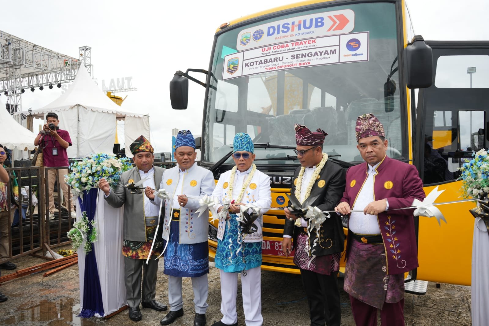 Pemkab Kotabaru Luncurkan Trayek Kotabaru-Sengayam, Gratis Selama Masa Uji Coba