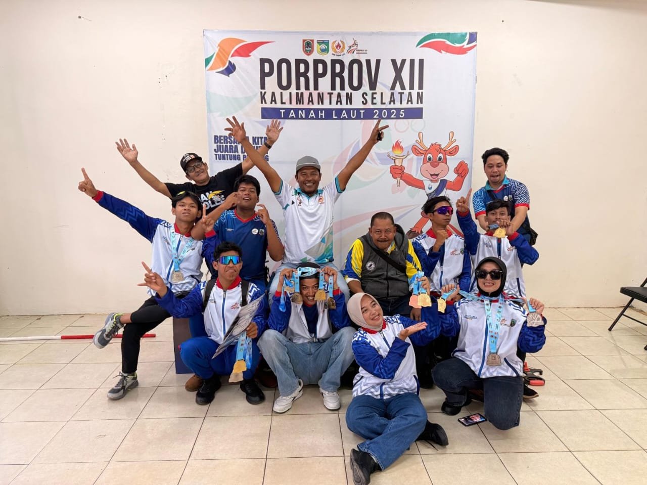 Tim FASI Kotabaru Boyong 6 Emas pada Porprov XII Kalsel 2025 di Tanah Laut