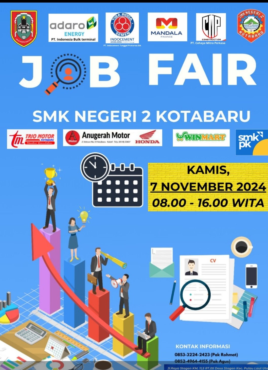 SMKN 2 Kotabaru Bantu Alumninya Cari Kerja Dengan Gelar Job Fair